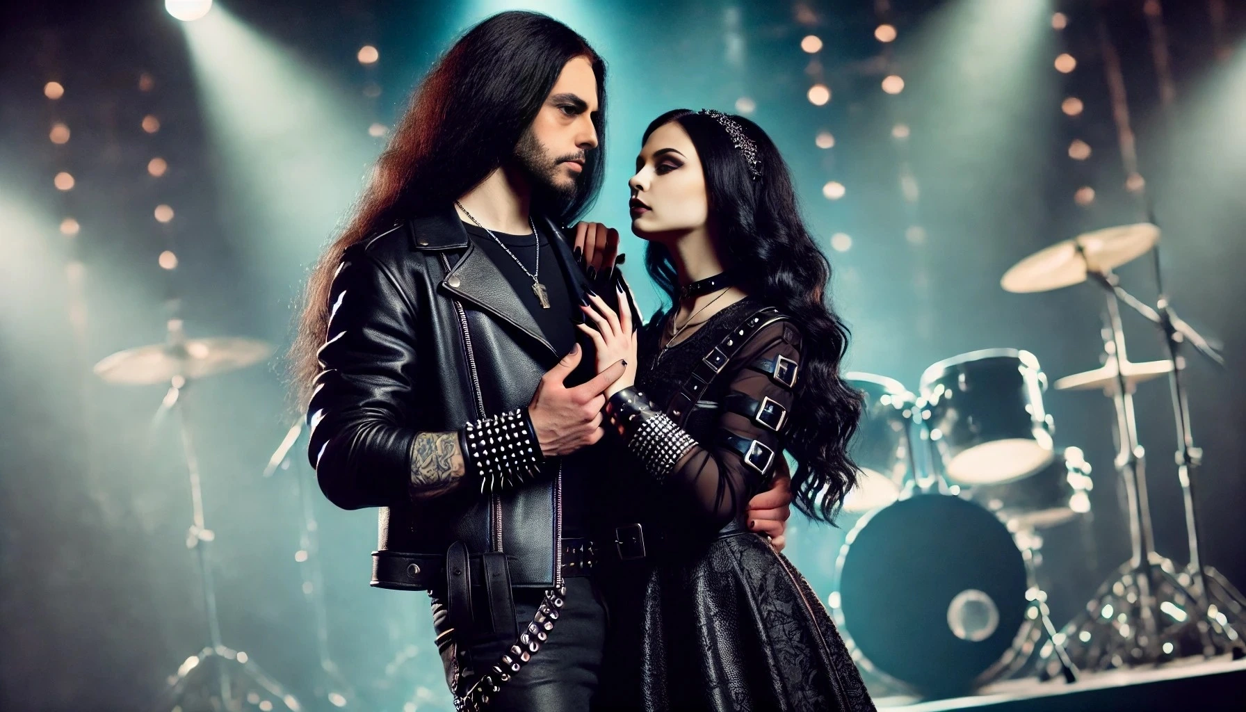 gothic pair dancing