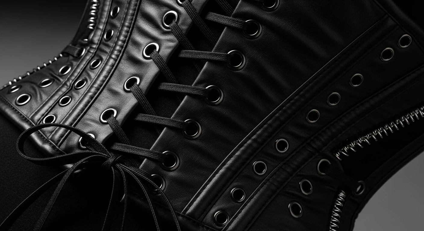 steel boned gothic corsets with real hardware and construction details