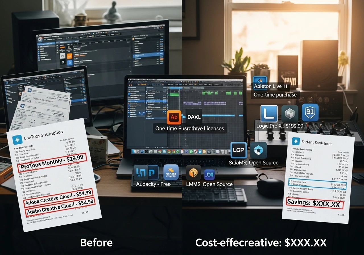 Budget transformation music production cost savings AI tools financial improvement timeline