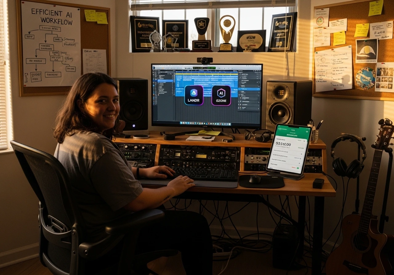 Successful budget music production setup cost-effective AI tools professional results achievement