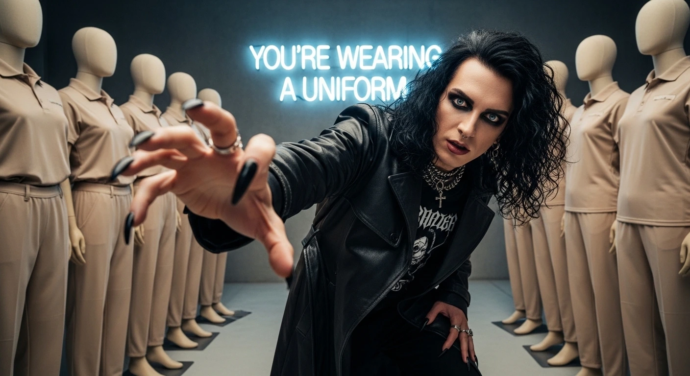 You&rsquo;re wearing a uniform.