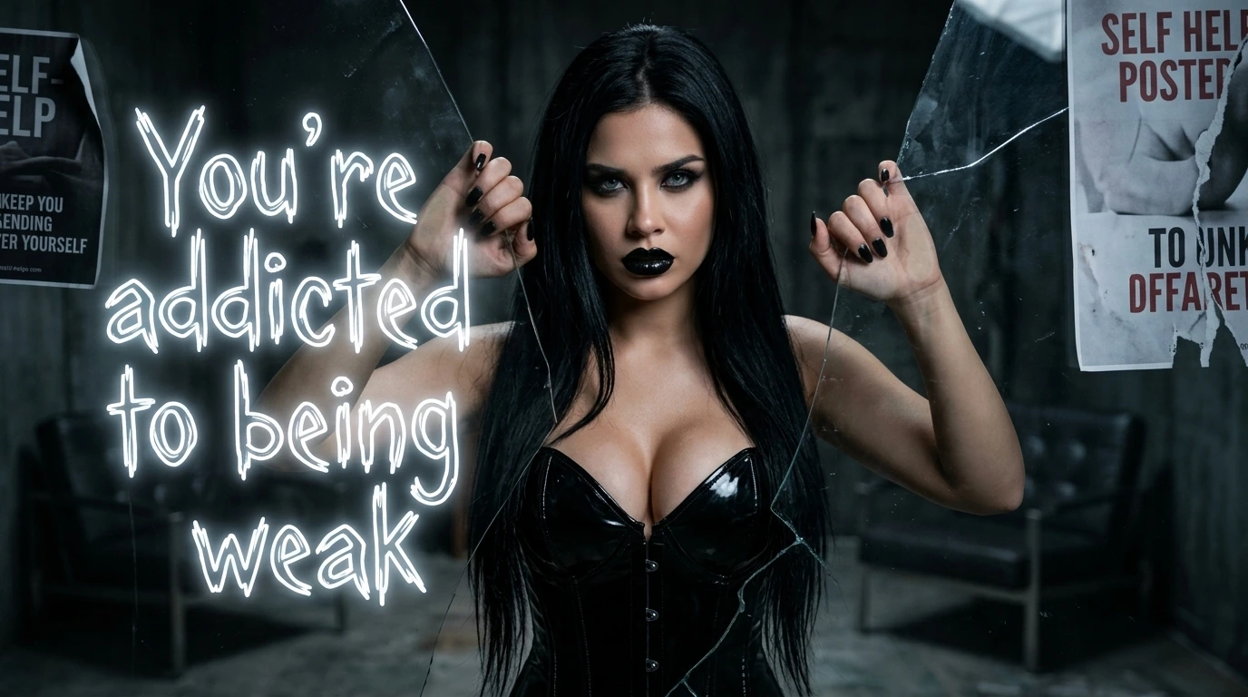 You’re addicted to being weak