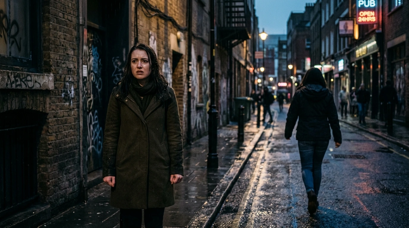 Betrayed by a friend after helping them captured in a rainy street confrontation
