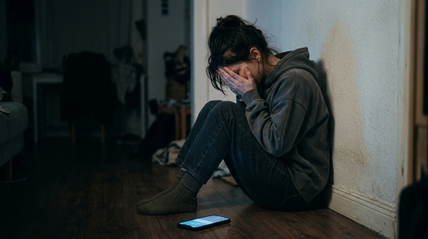 Signs of an emotional breakdown: complete overload, exhaustion, and mental system crash.
