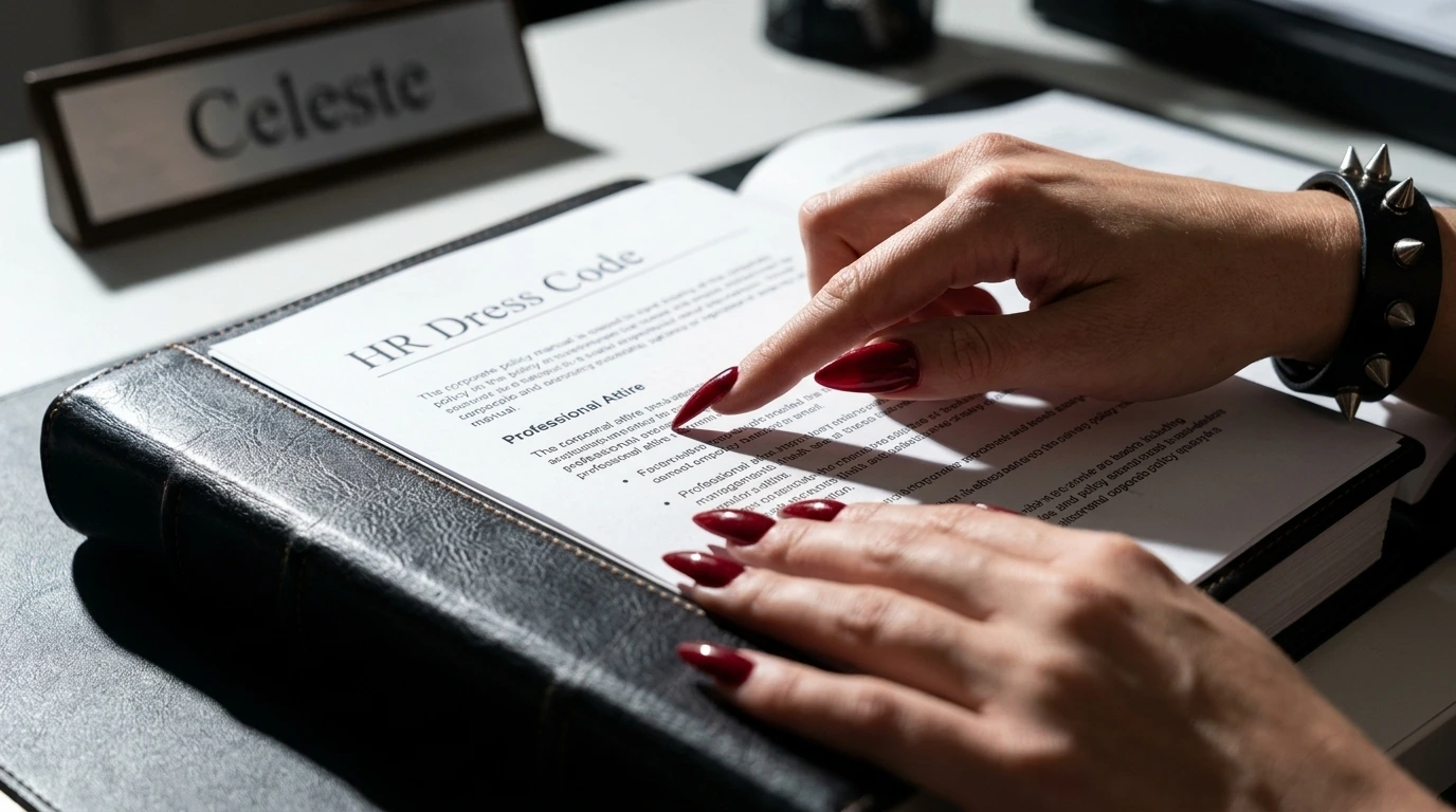 navigating HR dress code scrutiny with bold personal style