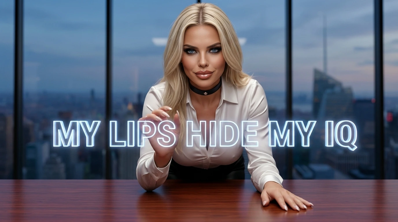 MY LIPS HIDE MY IQ