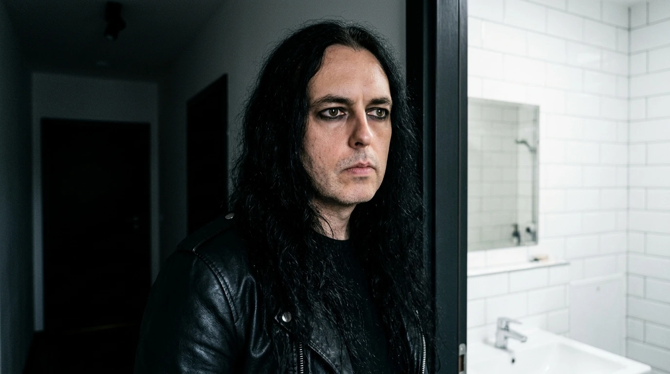 Venomous Sin - Xavi as the catalyst in the bathroom confrontation scene.
