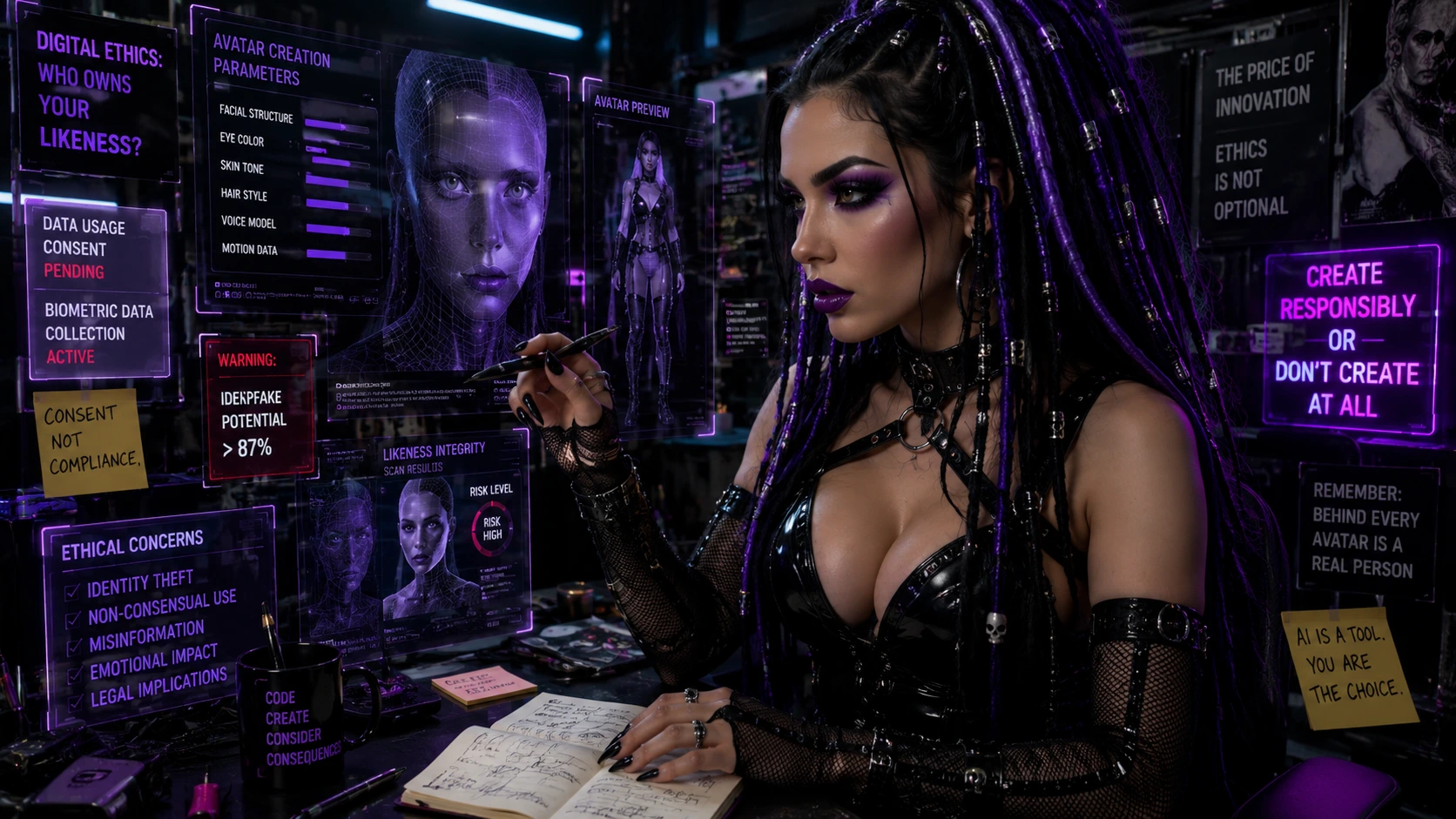 Ethical issues with virtual avatars and digital likeness