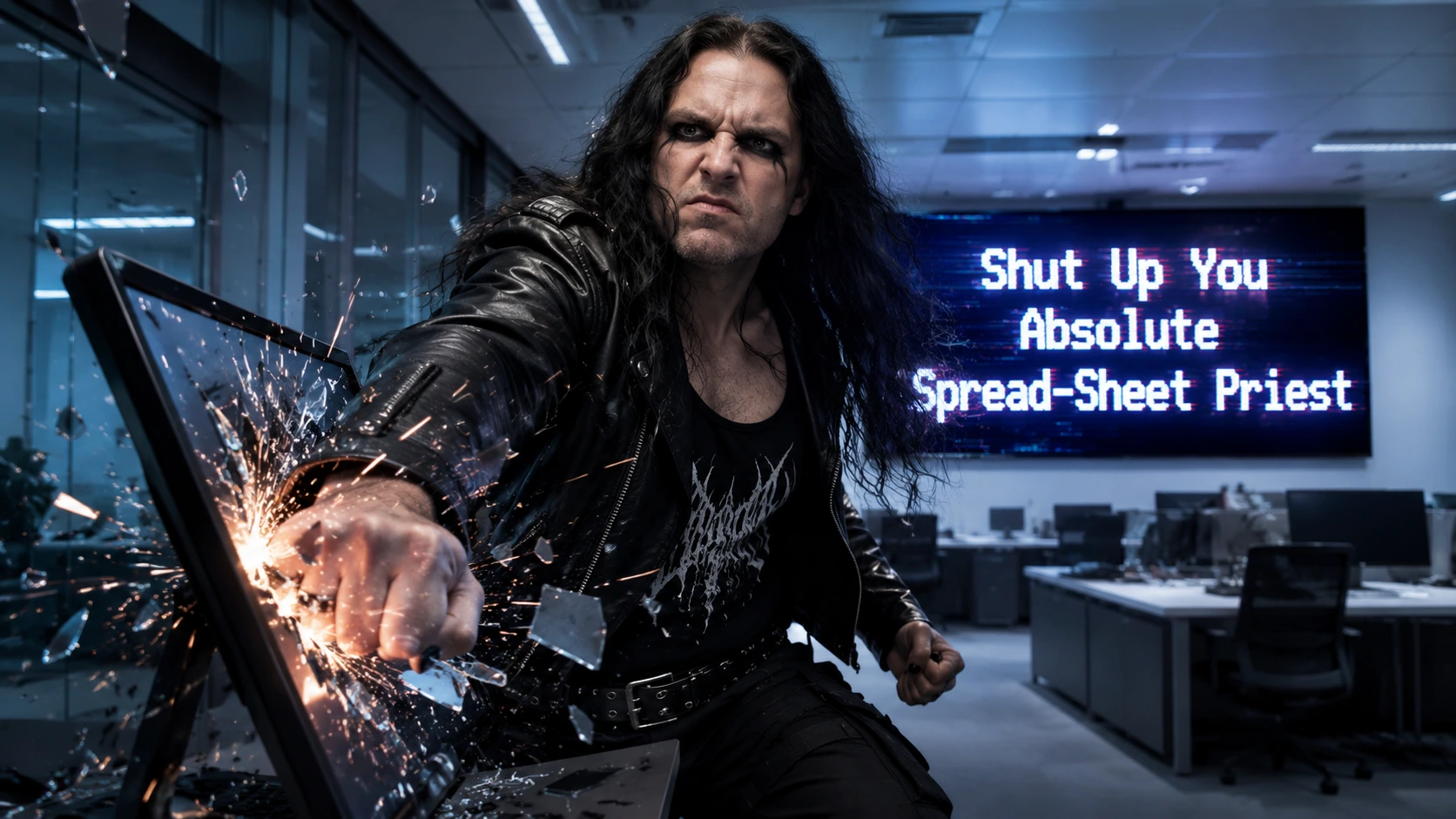 Shut Up You Absolute Spread-Sheet Priest