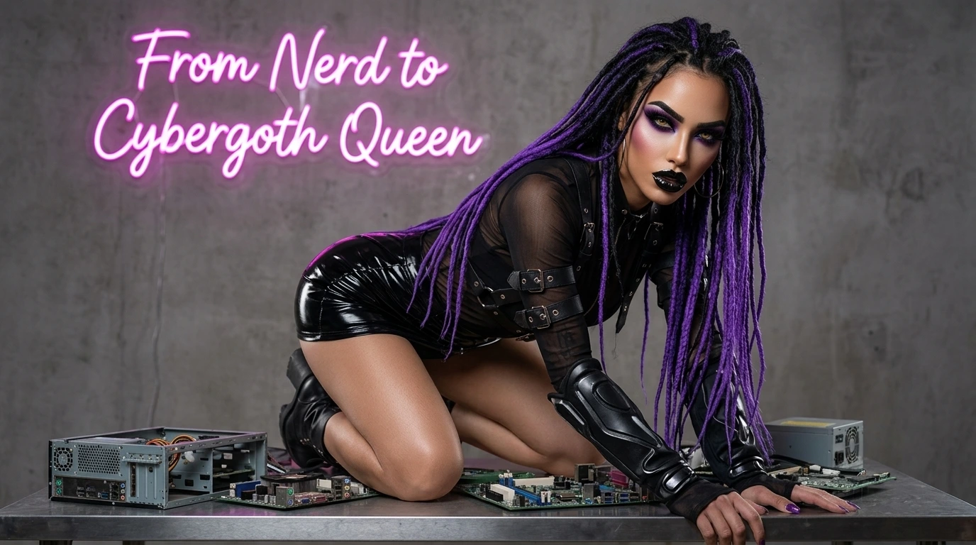 From Nerd to Cybergoth Queen